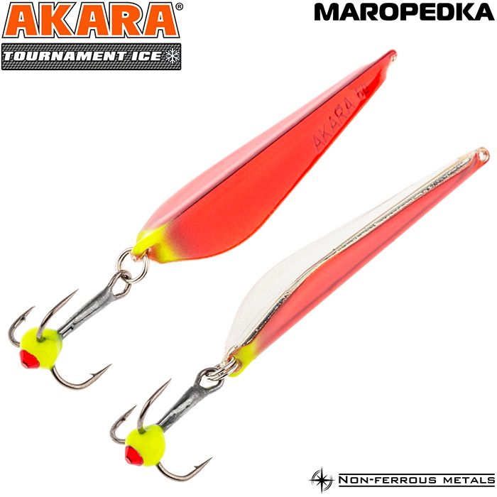 

Блесна Akara Tournament Ice ATI-MAR-100-34SIL маропедка 18 гр 100 мм, Tournament Ice