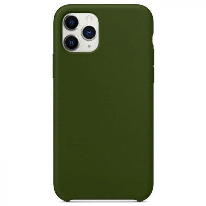 

Чехол для Apple iPhone 11 Pro Silicone Case (Темно зеленый)