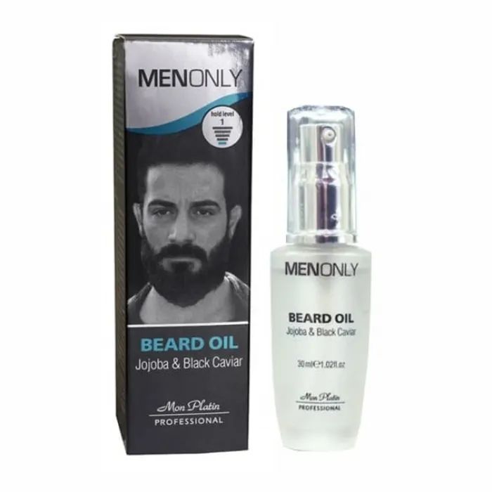 Масло для бороды Mon Platin Professional Beard oil jojoba & black caviar