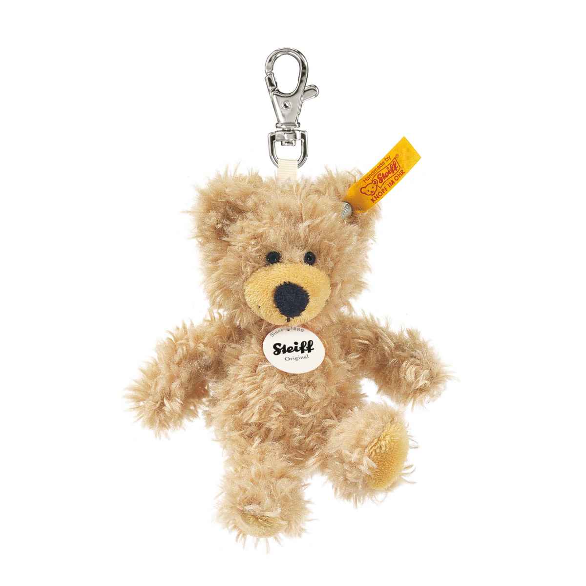 Мягкая игрушка Steiff Keyring Charly Teddy Bear beige Штайф брелок Мишка Тедди Чарли