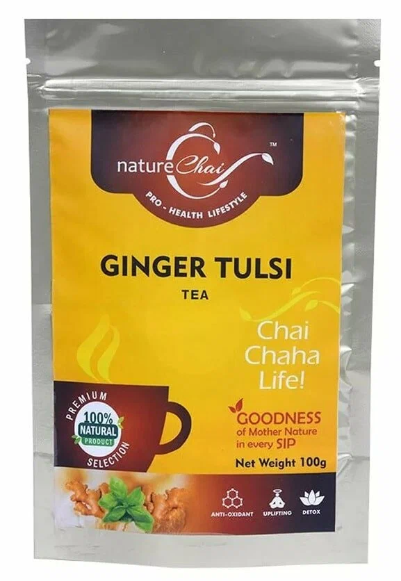 

Чай, Nature Chai, Тулси с имбирем Ginger Tulsi, 100 г