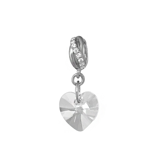 

Кулон из серебра ЯХОНТ Ювелирный 124498, Swarovski/фианит, 124498
