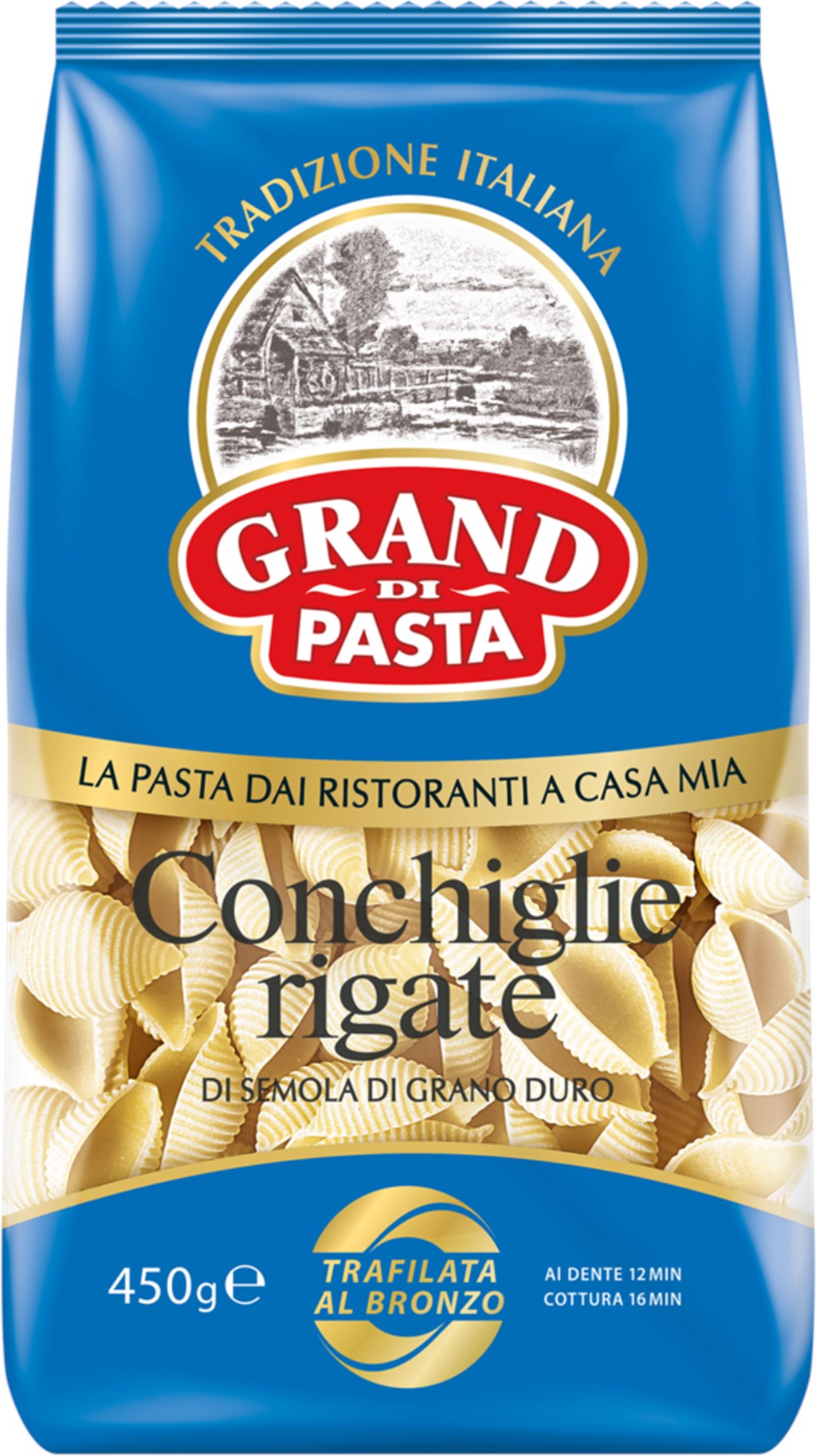 

Макаронные изделия Grand di Pasta Conchiglie rigate 450 г