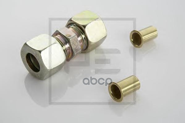 

076.003-50a_соединитель Резьб.Прямой D12x1.5-D12x1.5 (М) Под Ключ С 2 Втулками Опорн. PE A