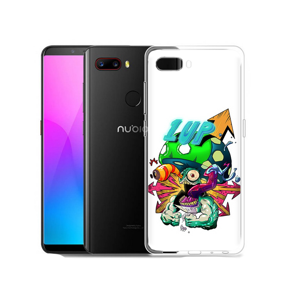 

Чехол MyPads Tocco для ZTE Nubia Z18 сильный гриб абстракция (PT115657.463.599), Прозрачный, Tocco