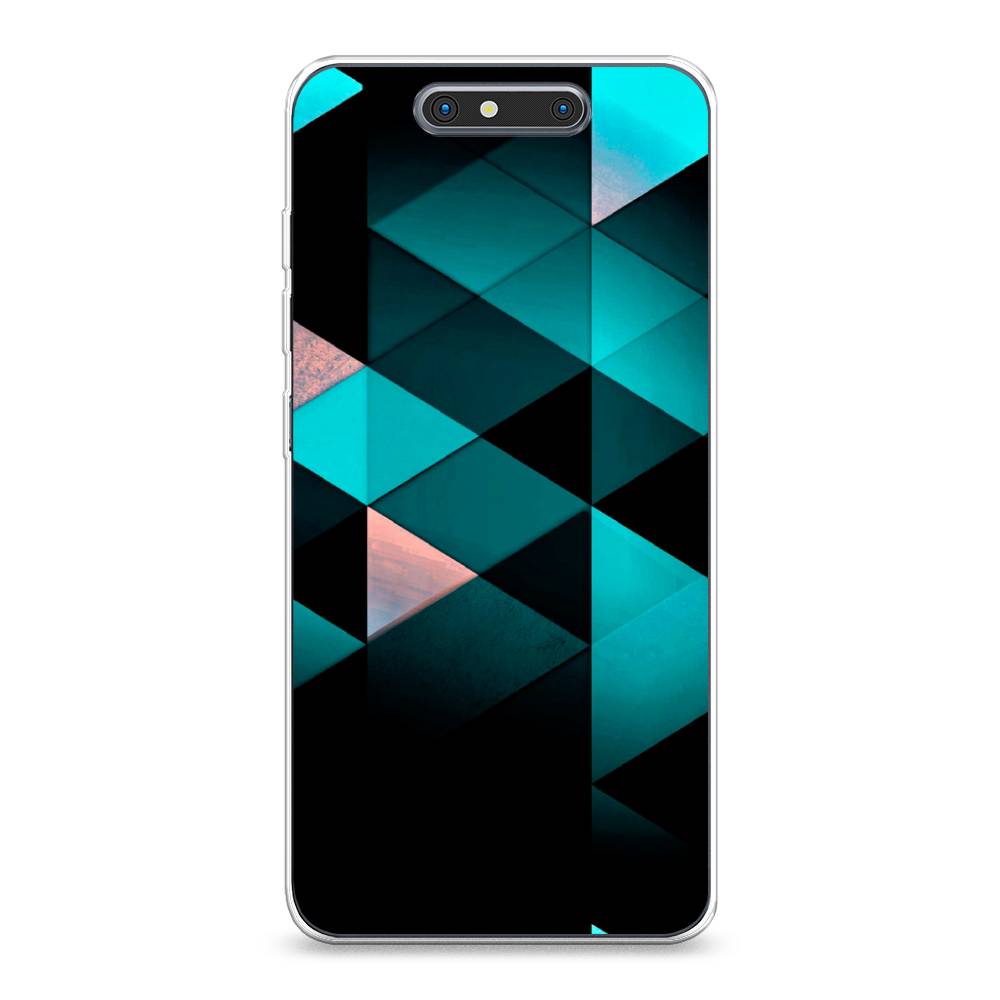 

Чехол Awog на ZTE Blade V8 / ЗТЕ Блэйд V8 "Геометрия 16", Разноцветный, 131250-3