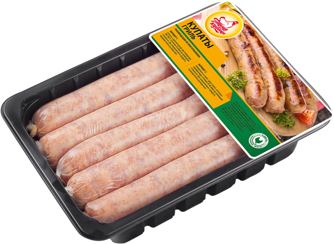 

Купаты куриные Птица Кубани гриль 500 г