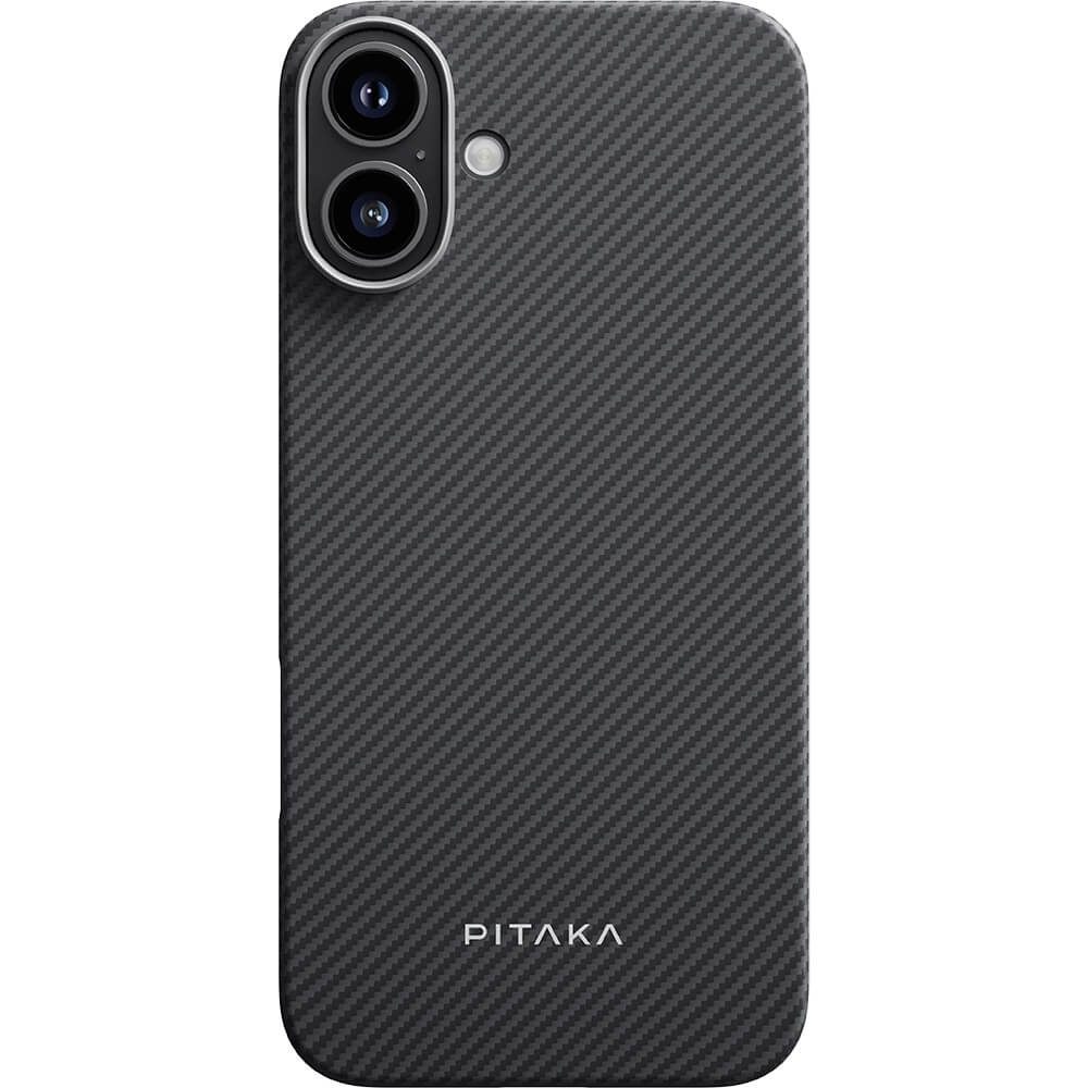 Чехол Pitaka MagEZ Case 4 MagSafe для iPhone 16 Compatible BlackGrey KI1601A 10990₽