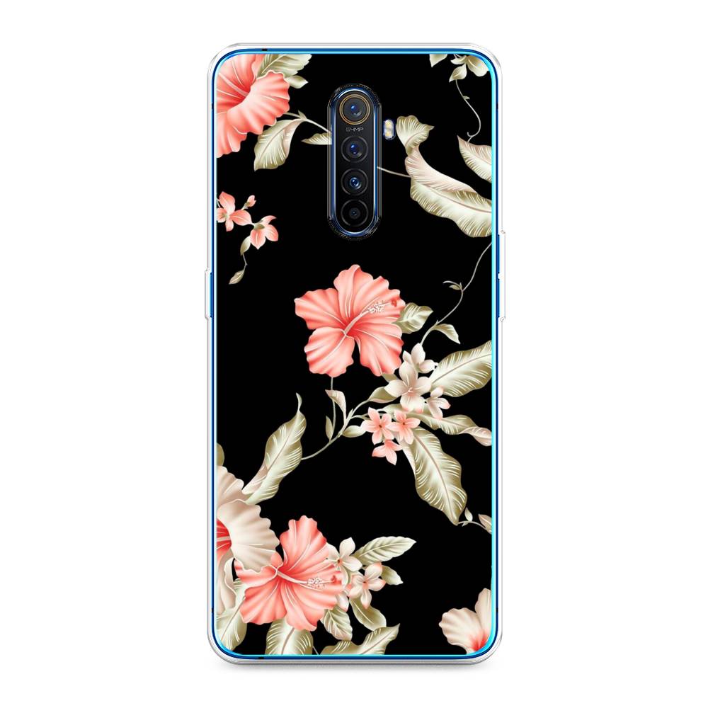 

Чехол Awog на Realme X2 Pro "Цветы на черном", Разноцветный, 251750-8