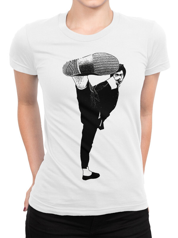 

Футболка женская Dream Shirts Брюс Ли белая XL, Белый, Брюс Ли