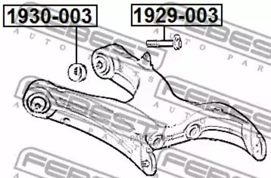

FEBEST Болт с эксцентриком BMW X5 E70 2006-2013 [ECE]