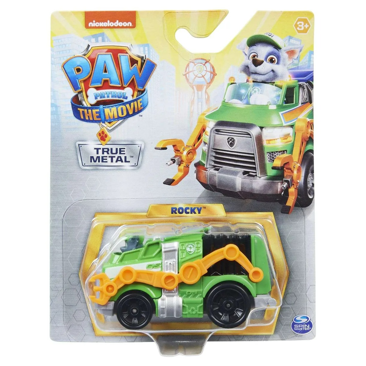 Машинка Paw Patrol Дайкаст Кино Рокки 6061570/20132872 машинка металл серия hot trucks