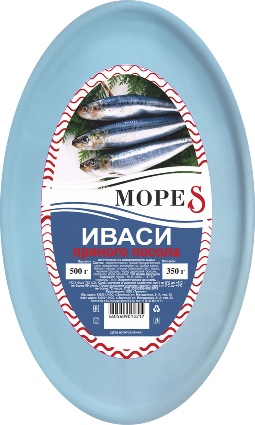 

Иваси MoрeS пряного посола 500 г