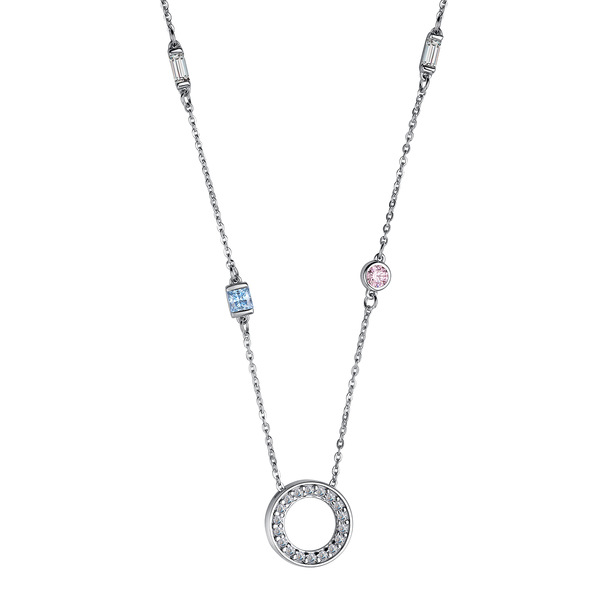 

Колье из серебра с Swarovski 45-50 АЛЬКОР 06-2564/СВ64-00, 06-2564/СВ64-00