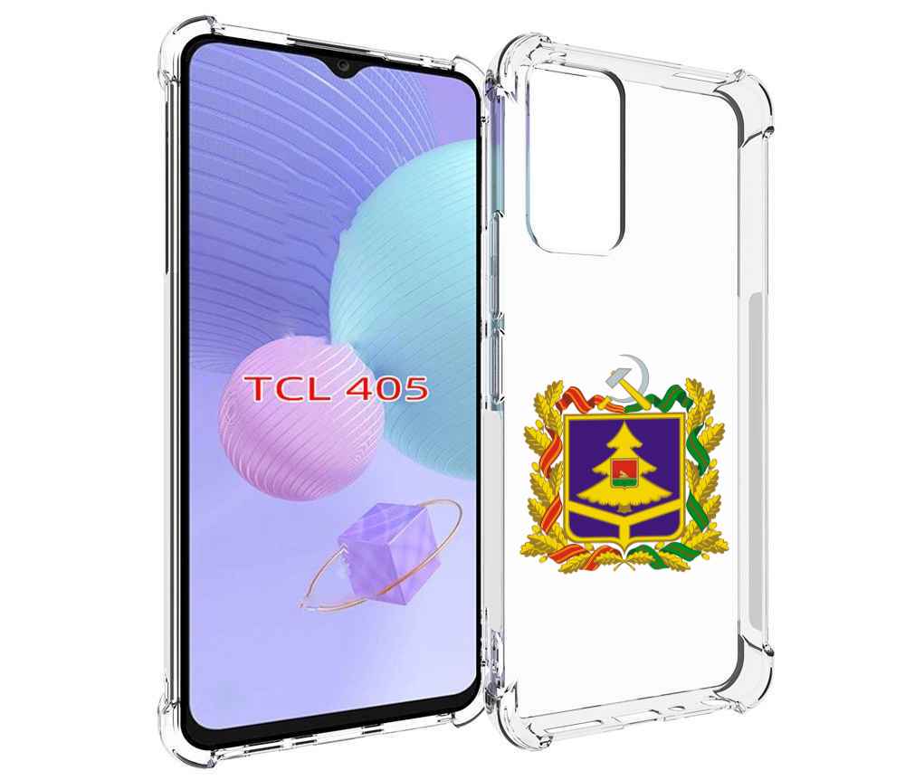 

Чехол MyPads герб-брянской-области для TCL 405, Tocco