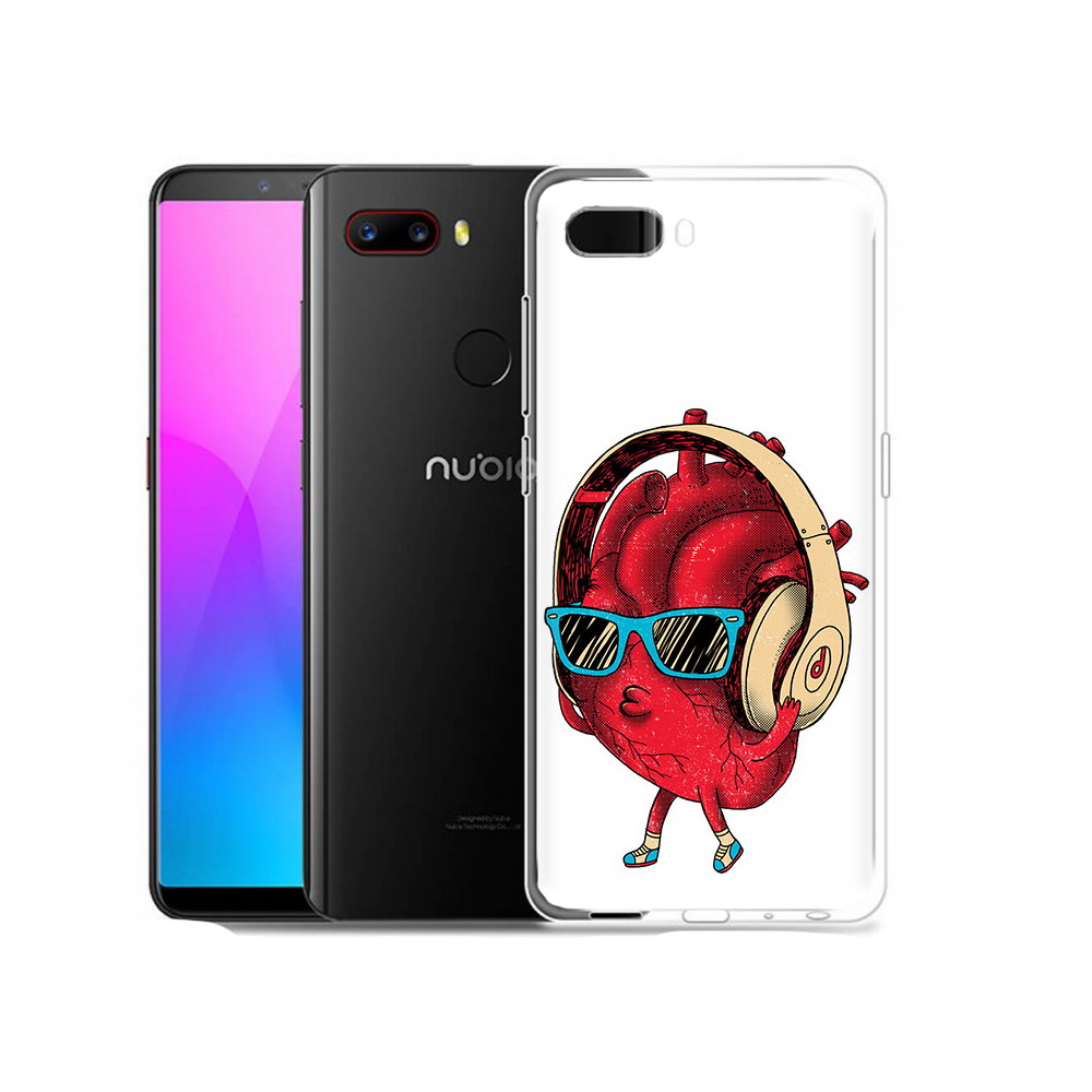 Чехол MyPads Tocco для ZTE Nubia Z18 слушай сердце (PT115657.463.609)