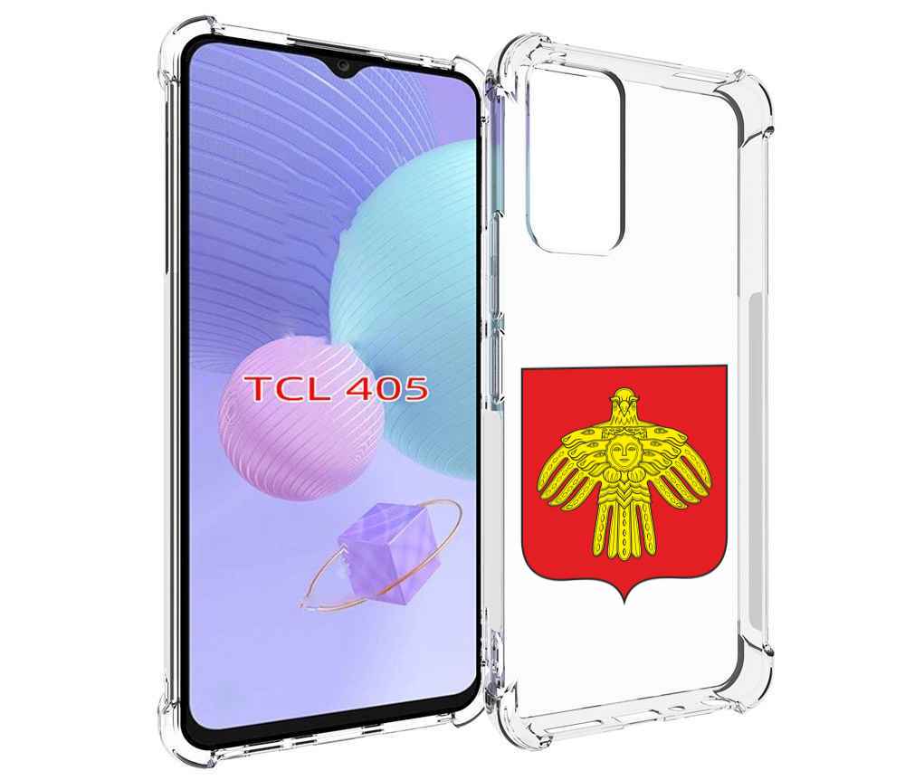 

Чехол MyPads герб-коми-сыктывкар для TCL 405, Tocco