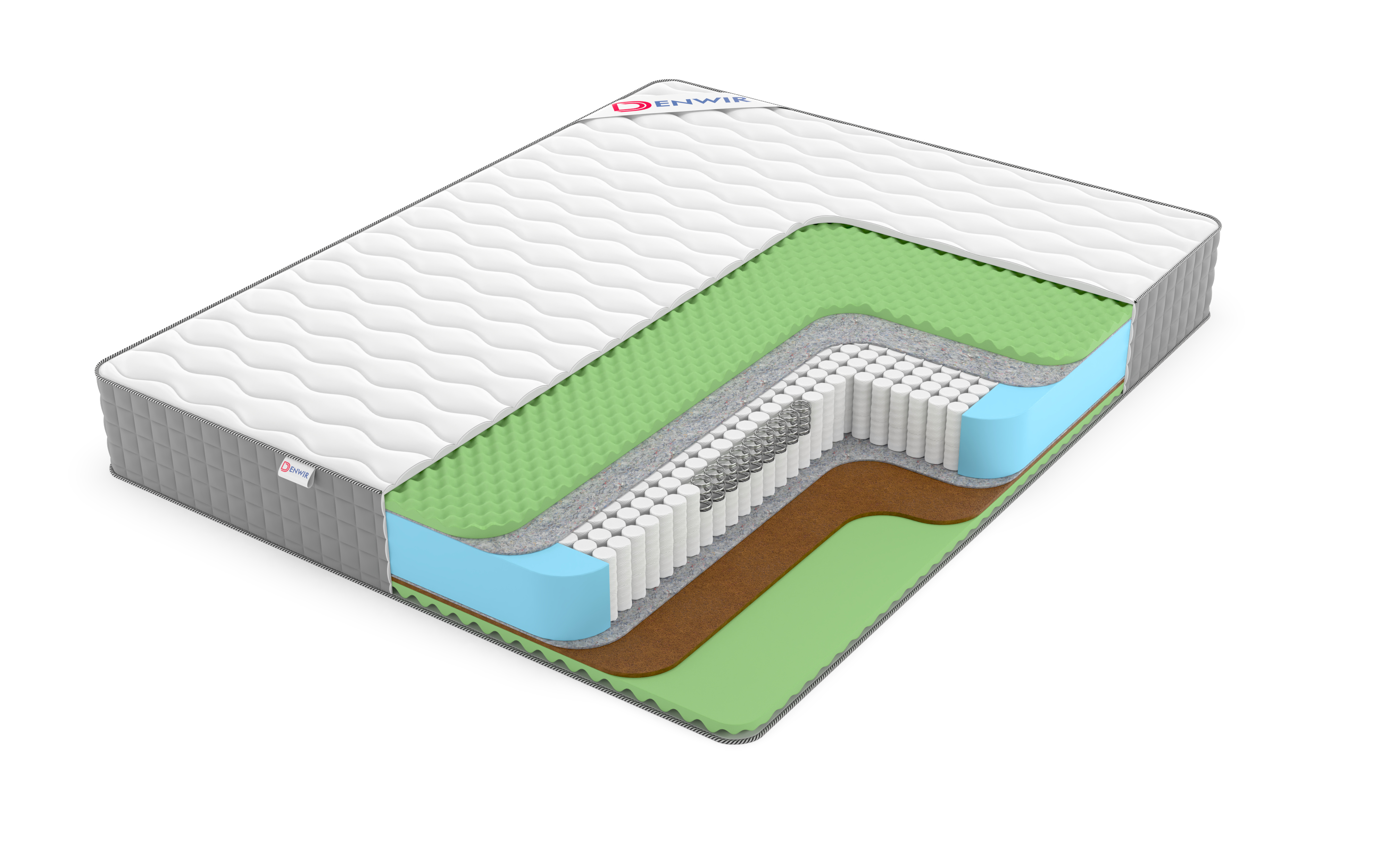 

Матрас пружинный Denwir BEST BALANCE RELAX FOAM S1000 140х195, 22 см, Белый, BEST BALANCE RELAX FOAM S1000