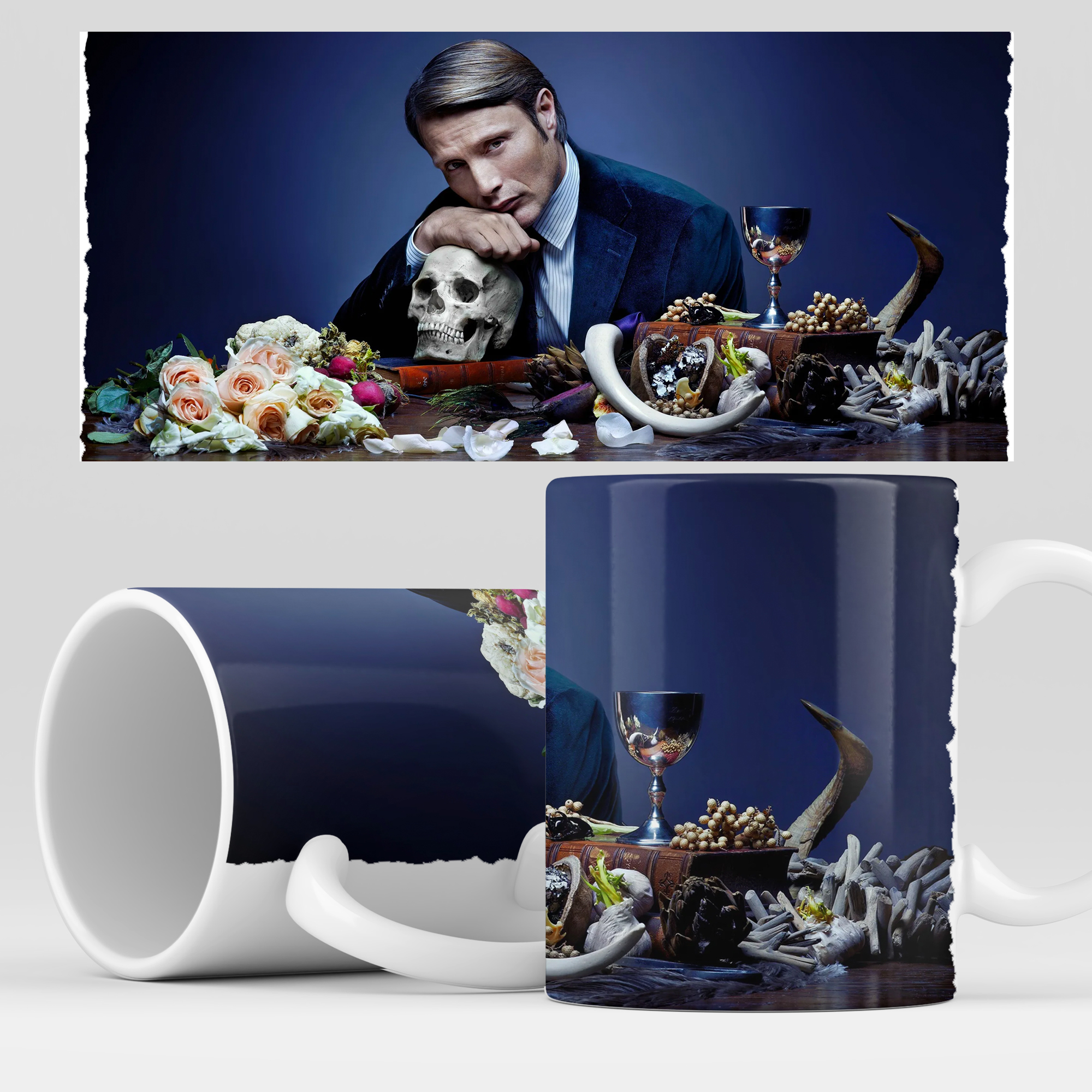 

Кружка RocketCup с принтом "Ганнибал" сериал Hannibal, Hannibal01