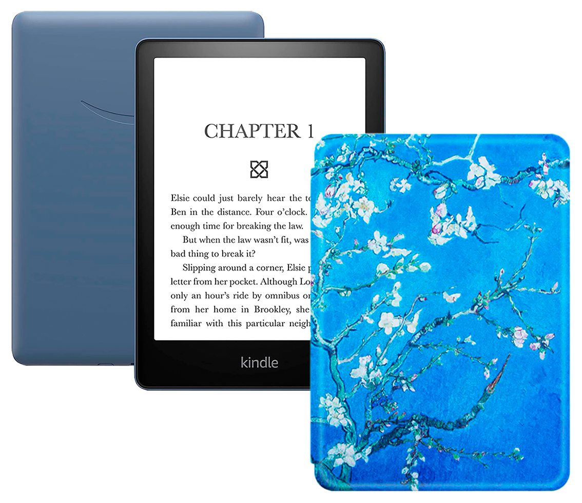 

Электронная книга Amazon Kindle PaperWhite 2021 16Gb Special Offer Denim с чехлом Sakura, Белый;голубой;синий, Kindle PaperWhite 2021 16Gb SO Denim с обложкой