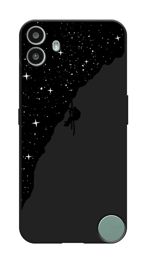 

Чехол Awog на CMF Phone 1 "Скалолаз в космосе", Черный;белый;бежевый, 3300452-1