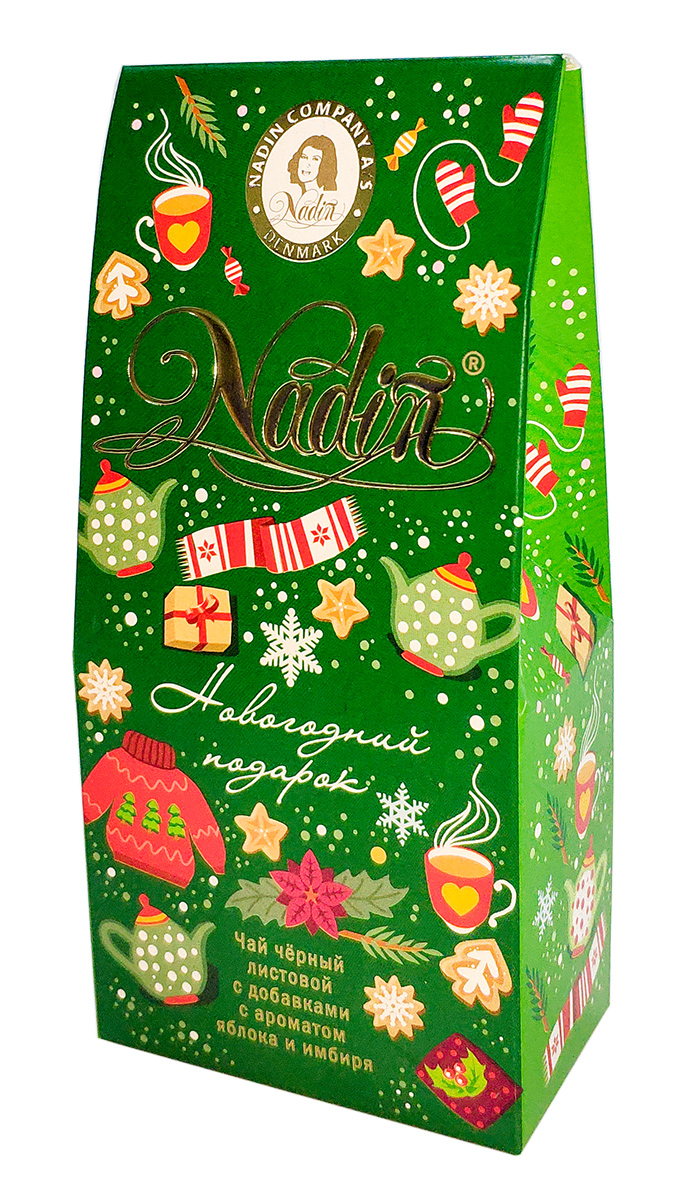 

Чай черный Nadin Новогодний подарок листовой 50 г