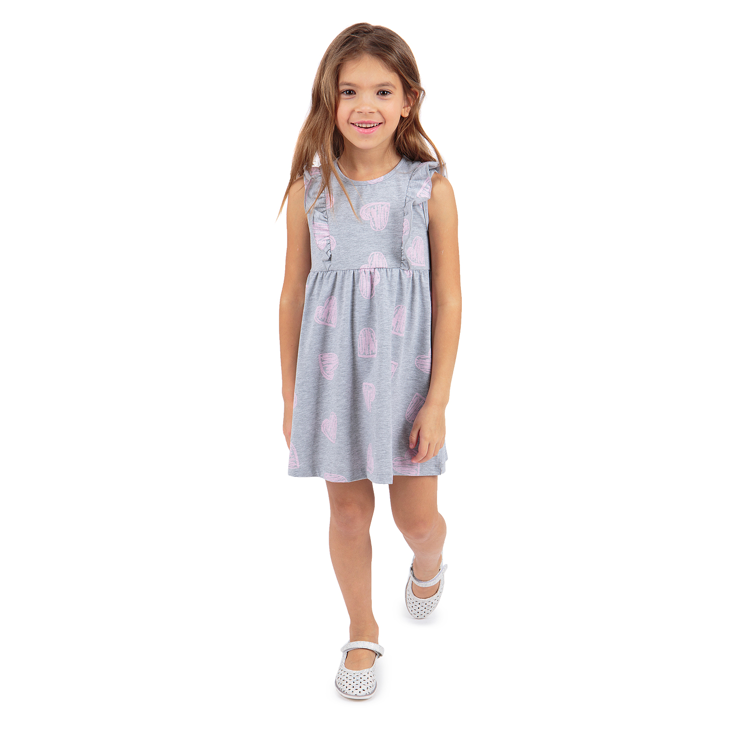

Платье Leader Kids Зайка Лола серый р.104, GL001054589
