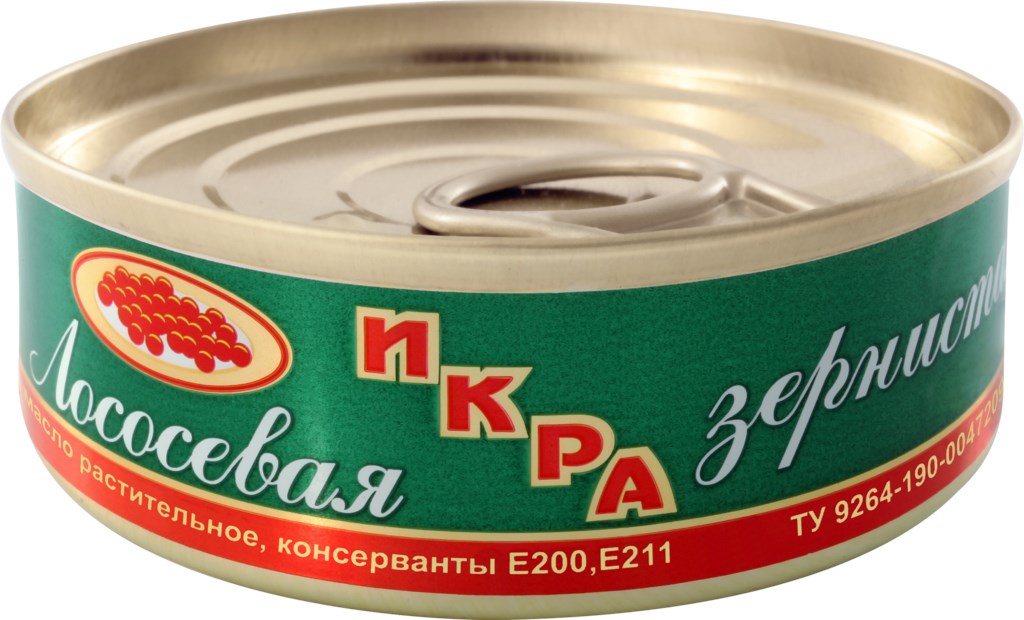 

Икра лососевая красная зернистая 95 г