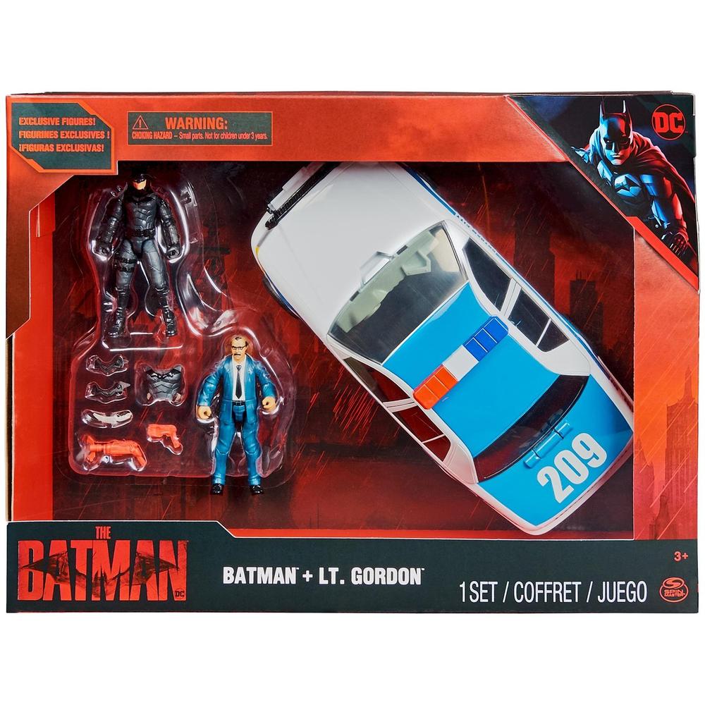 Фигурка DC Spin Master Batman набор фигурок 10см с полицейской машиной 6061616