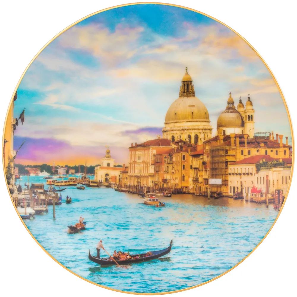 Декоративная тарелка Elan Gallery Венеция 20 см