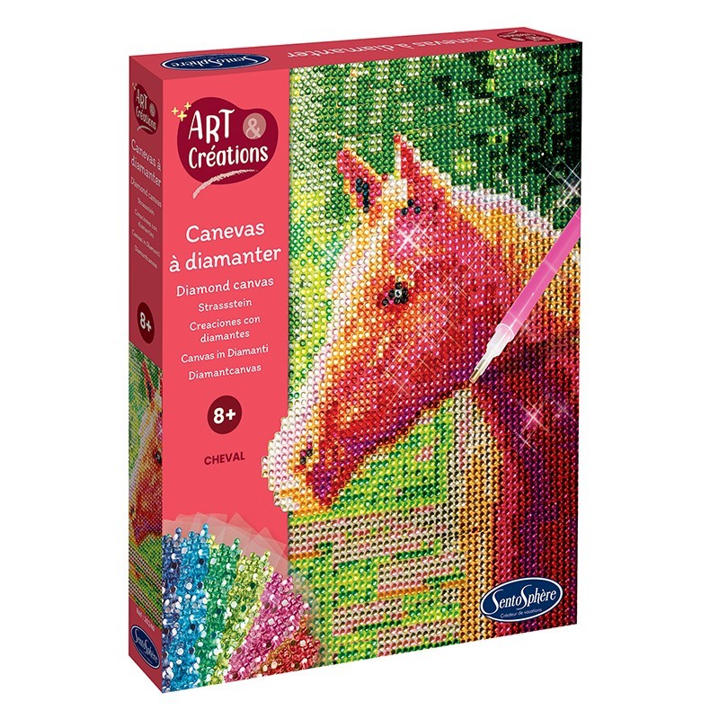 Алмазная мозаика Sentosphere Лошадь 20240, набор для детского творчества 8+