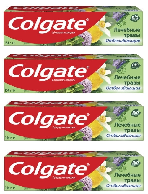 

Комплект Colgate зубная паста Лечебные Травы Отбеливающая 100 мл х 4 шт, Комплект Colgate зубная паста Лечебные Травы Отбеливающая 100 мл. х 4 шт.