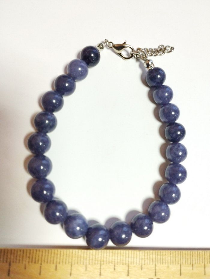 

Браслет из стали р. 20 Красота камня Танзанит, танзанит, Танзанит