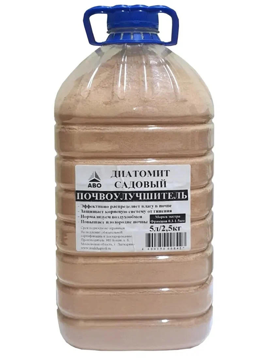 

Почвоулучшитель ГЕРА АВО Диатомит садовый 5л экстра фр 0.1-0.45 мм 4600250008427, Диатомит садовый 5л экстра фр 0.1-0.45 мм