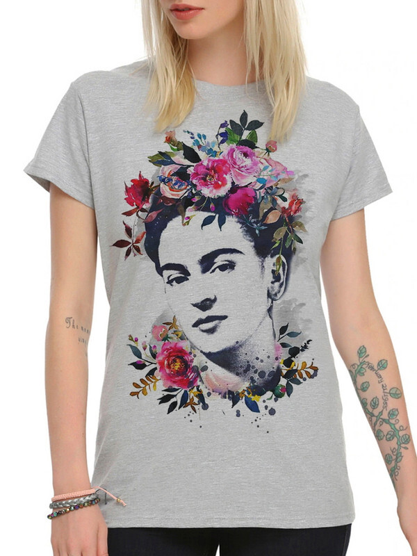 

Футболка женская Dream Shirts Фрида Кало серая 2XL, Фрида Кало
