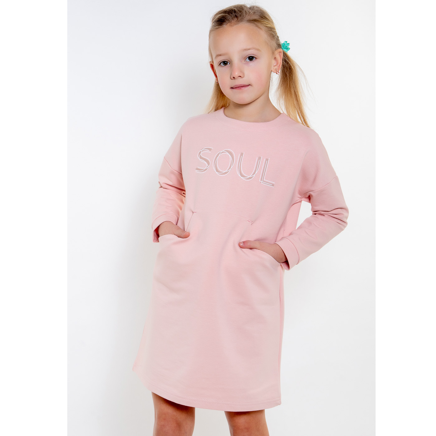 Платье для девочек Юлла 1378300102 цв. розовый; бежевый р. 140