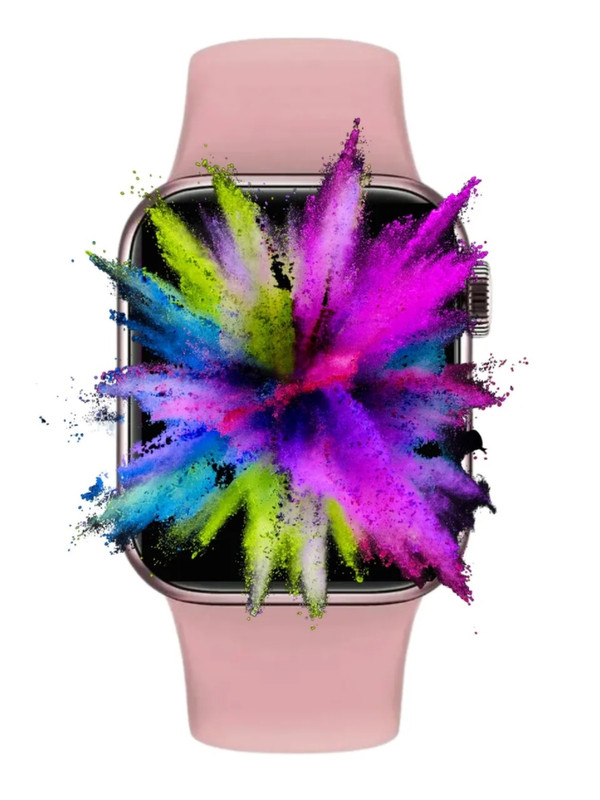 фото Смарт часы smart watch x7 pro max 45 мм (розовый) forall