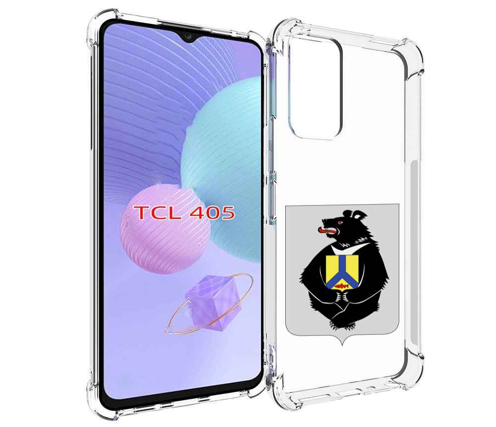 

Чехол MyPads герб-хабаровский-край для TCL 405, Tocco