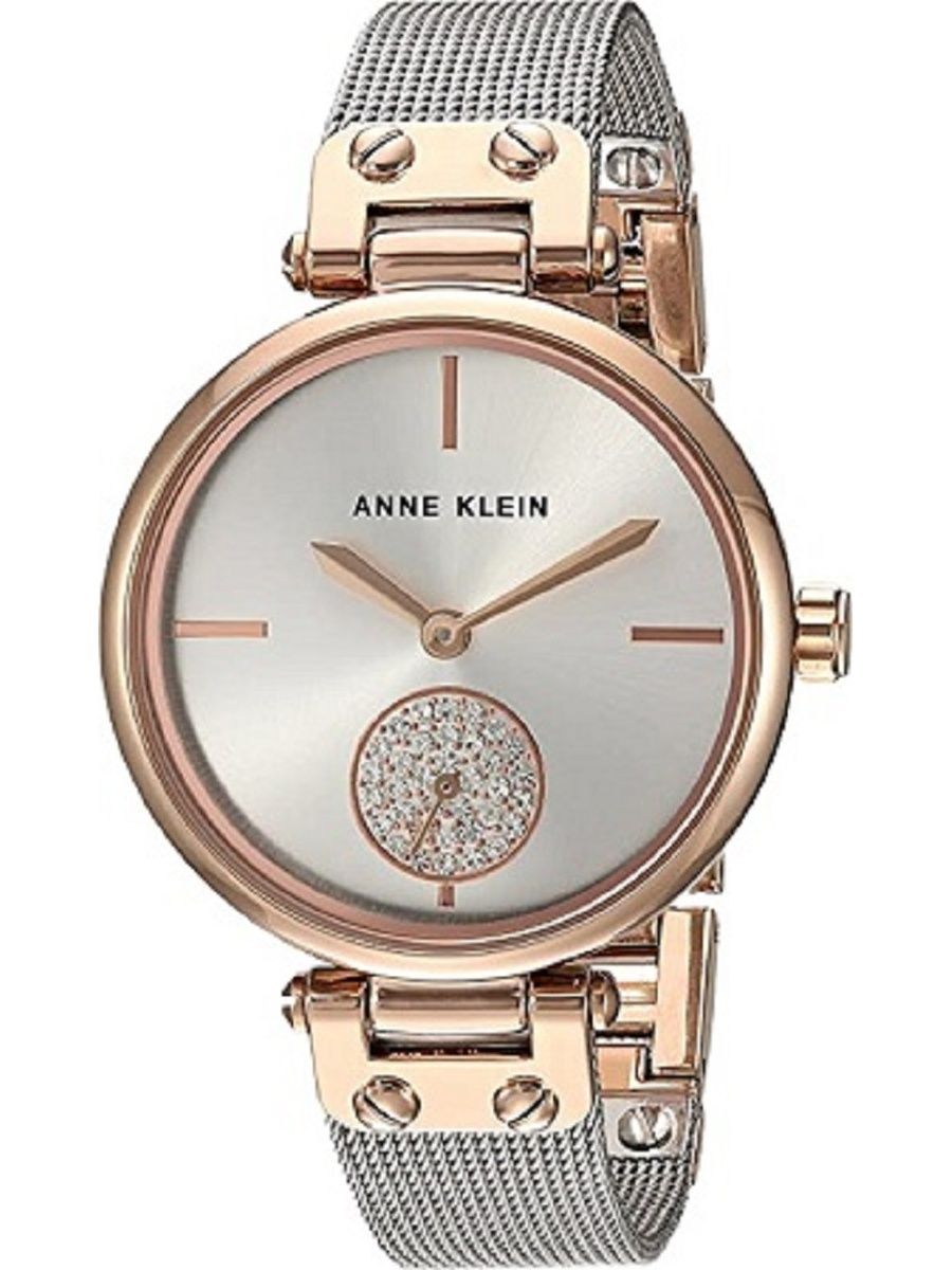 фото Наручные часы женские anne klein ak/3001svrt серебристые