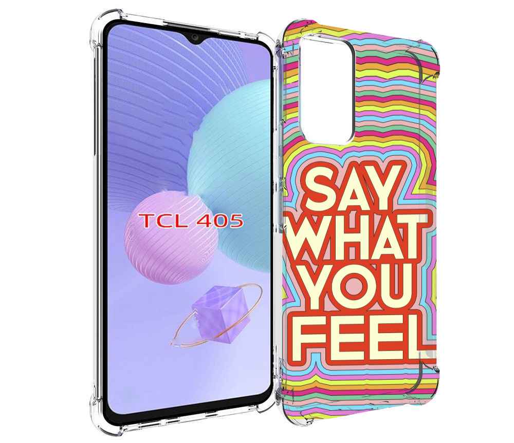 

Чехол MyPads говори то что чувствуешь для TCL 405, Tocco