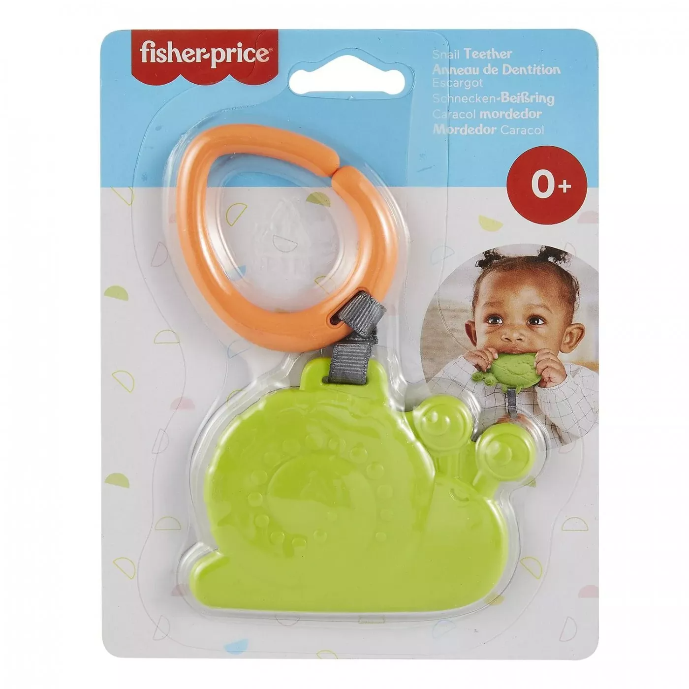 Игрушка-прорезыватель Fisher-Price Улитка GYV37 ходунки fisher price игрушка каталка зебра