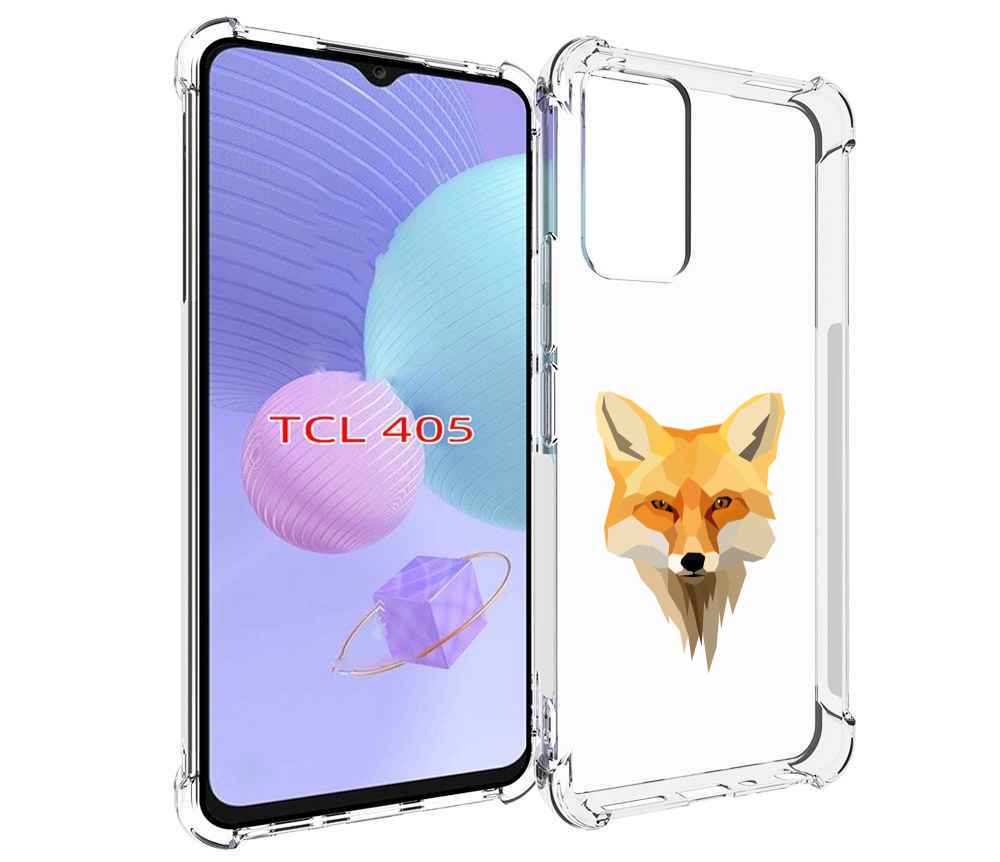 

Чехол MyPads голова-лисы для TCL 405, Tocco