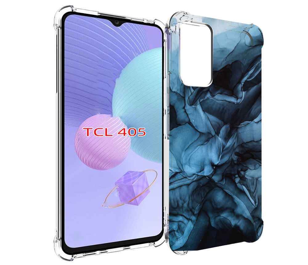 

Чехол MyPads голубой дымок для TCL 405, Tocco