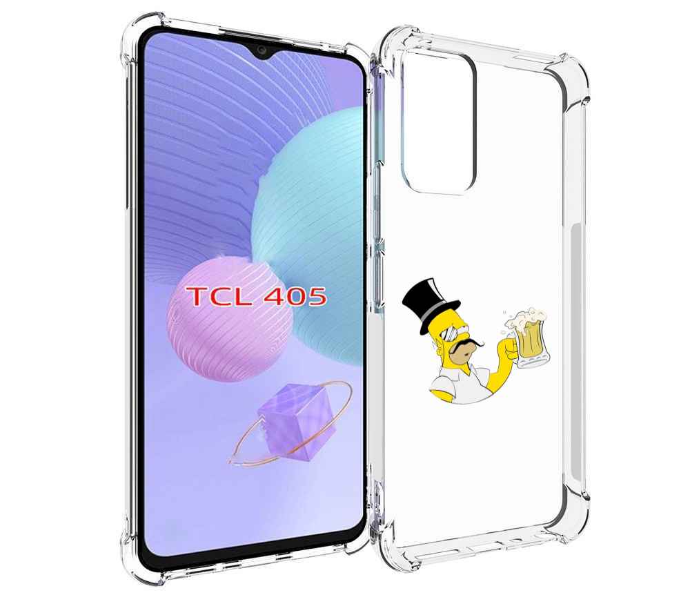 

Чехол MyPads гомер-с-напитком для TCL 405, Tocco