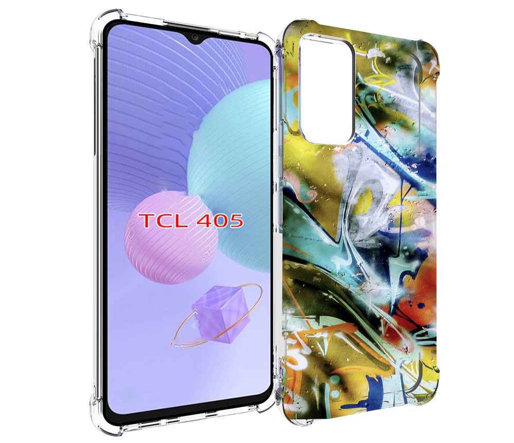 

Чехол MyPads граффити-хаос для TCL 405, Tocco