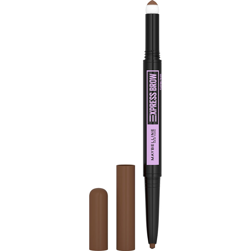 Тени-карандаш для бровей MAYBELLINE BROW SATIN тон 025 brunette christian louboutin beauty карандаш для бровей оттенок brunette