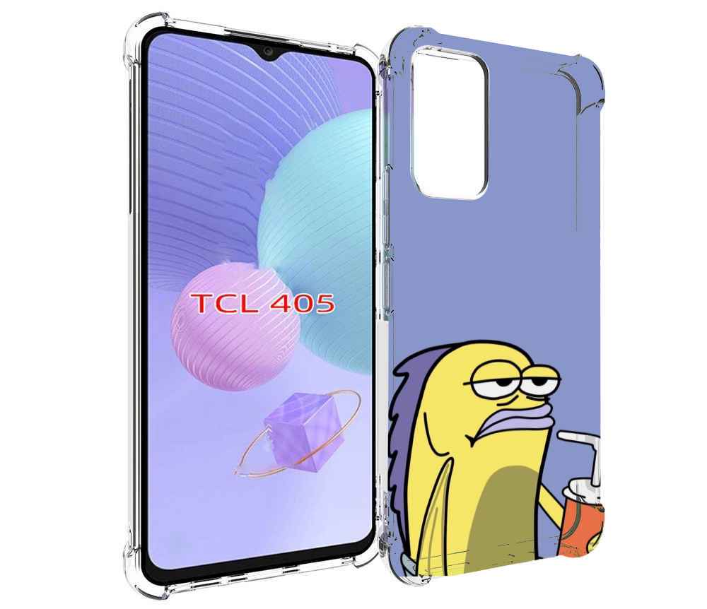

Чехол MyPads грусная-рыба-из-спанч-боба для TCL 405, Tocco