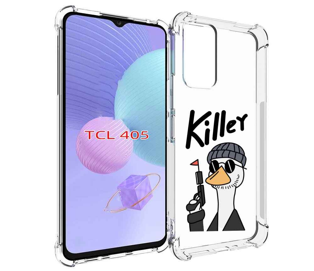 

Чехол MyPads гусь-с-пистолет для TCL 405, Tocco