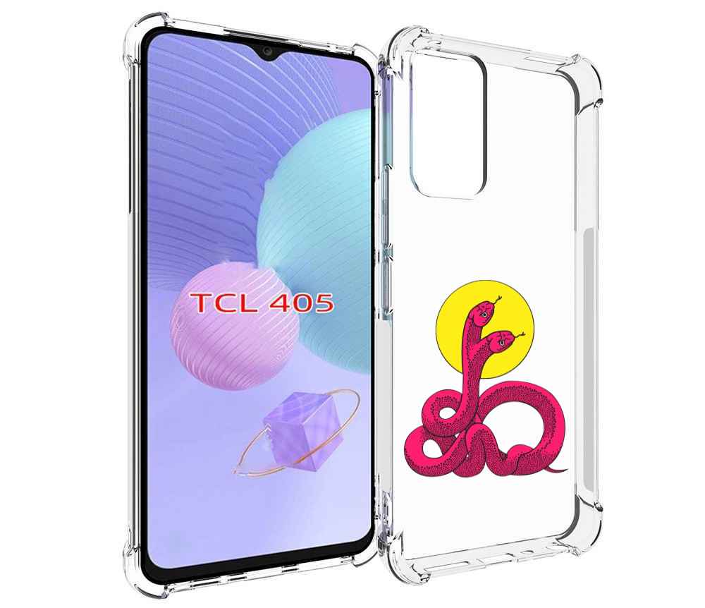 

Чехол MyPads двухголовая-змея для TCL 405, Tocco
