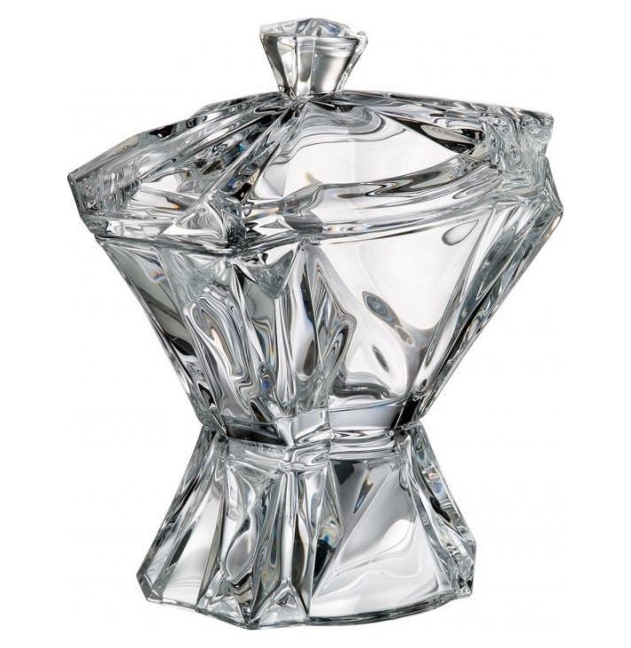 

Ваза для конфет 27,5 см с крышкой Aurum Crystal "Айсберг Без декора" 142959